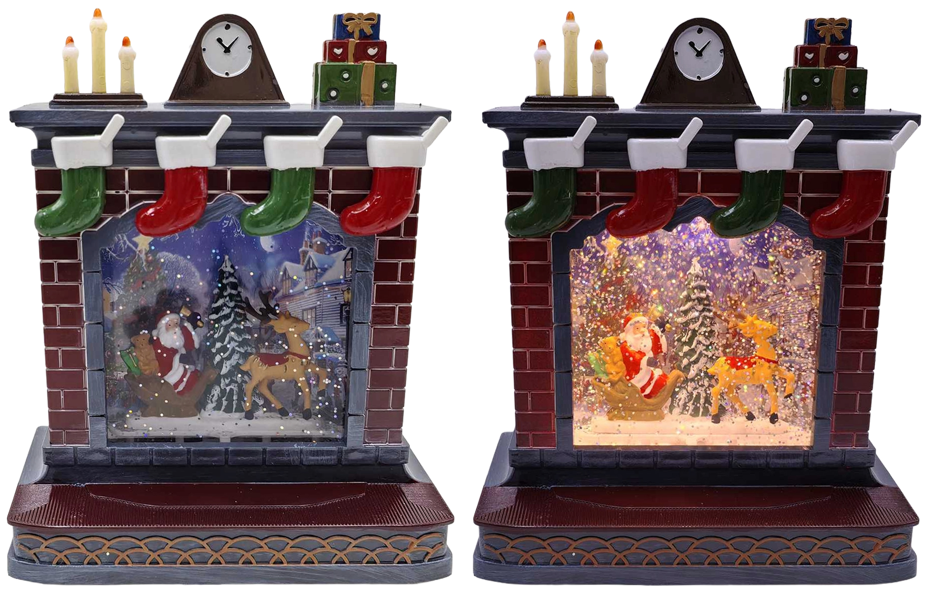 Сувенір декор.світящ.муз.з хуртовиною 