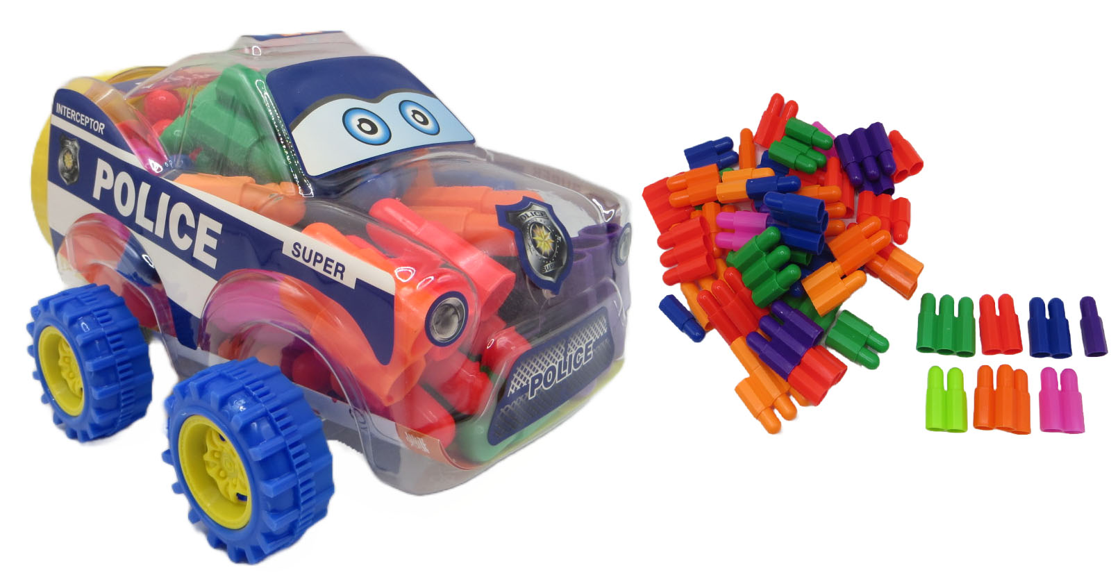 Конструктор пластик.53 детали 