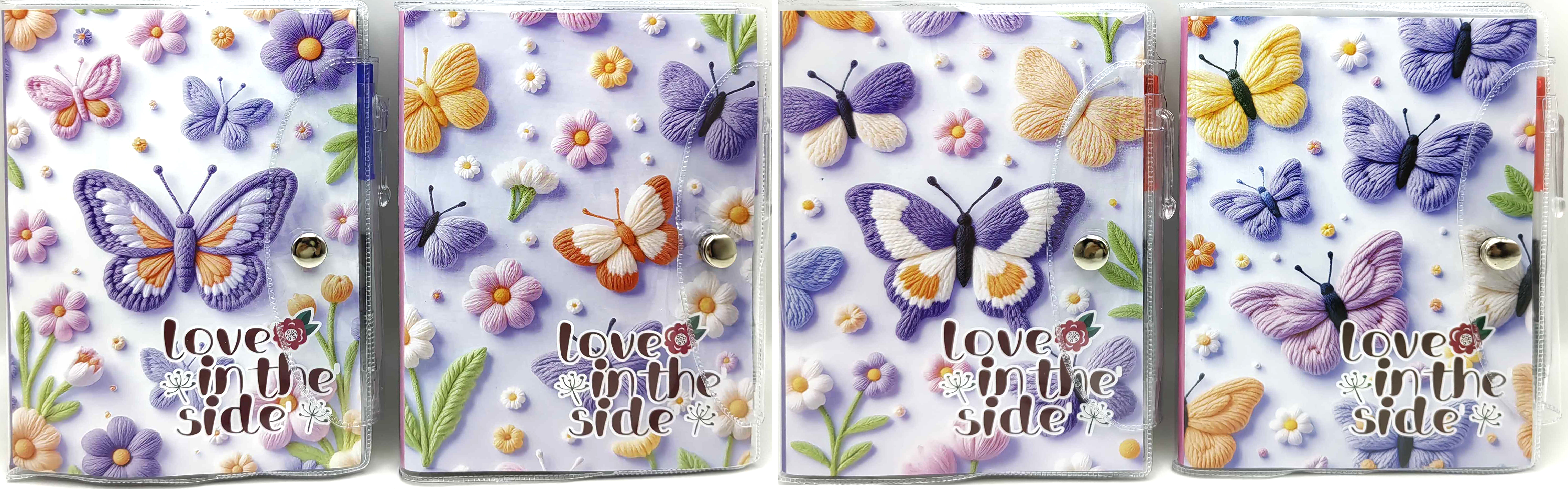 Блокнот на кнопці з ручкою 