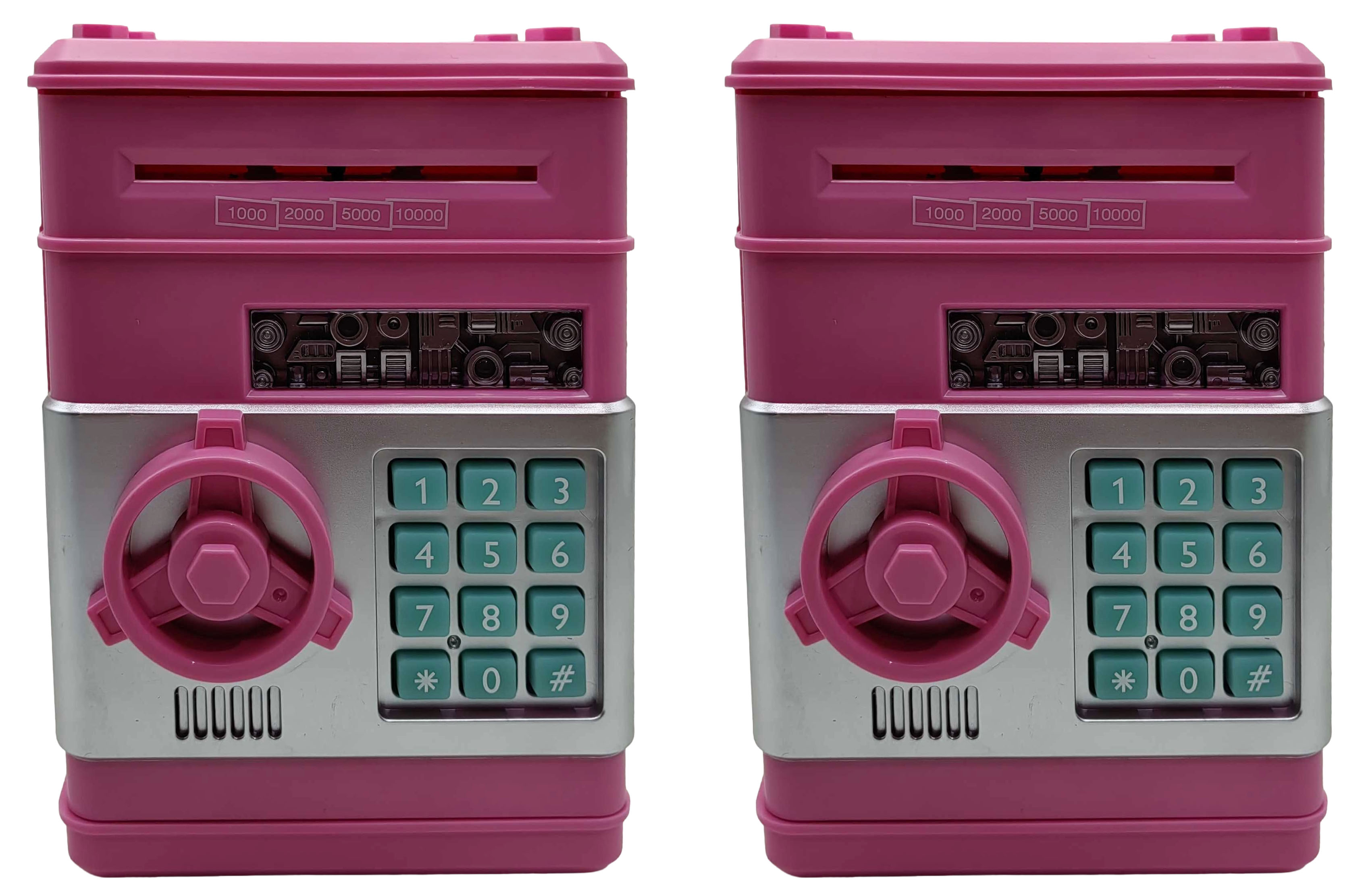 Скарбничка-сейф дитяча зі звук.та світлов.ефектом 19,5*13,5*13см,на батар.