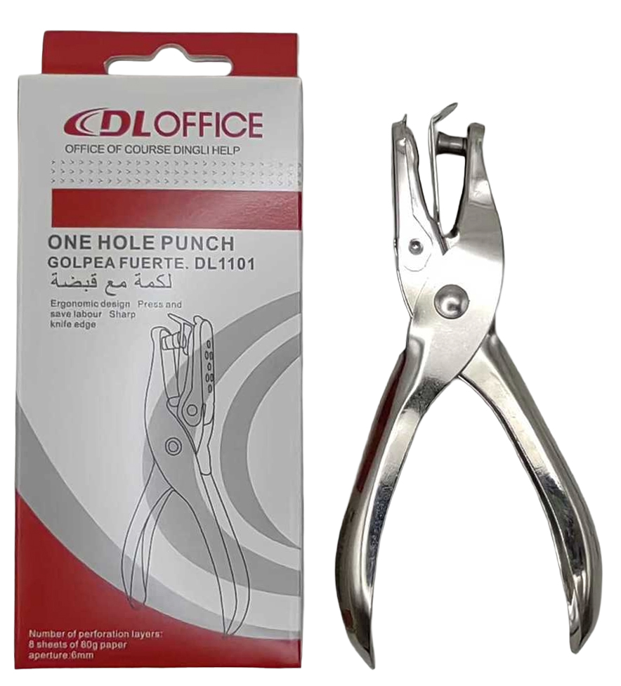 Діркопробивач металевий на 1 отвір 6мм, 12,5см