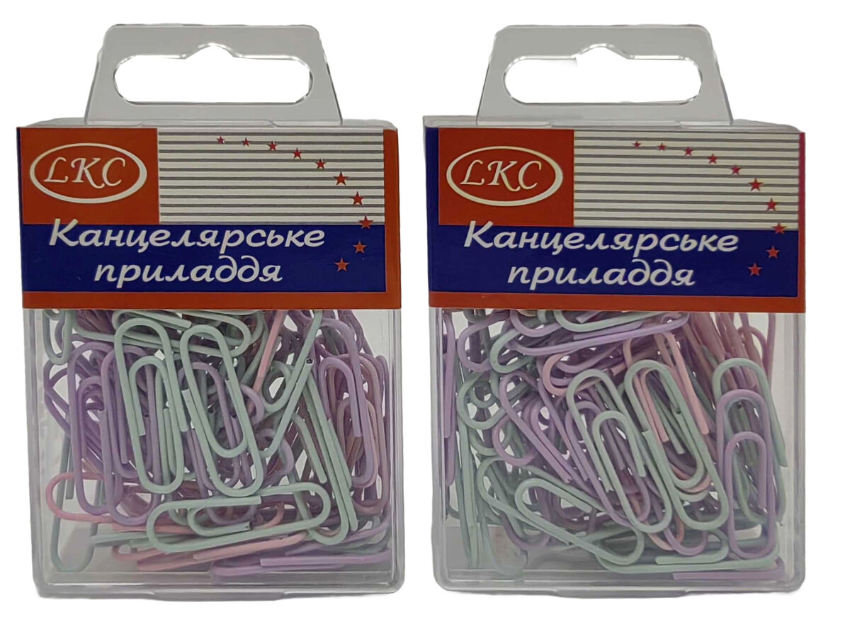 Скрепка 80шт.28мм 