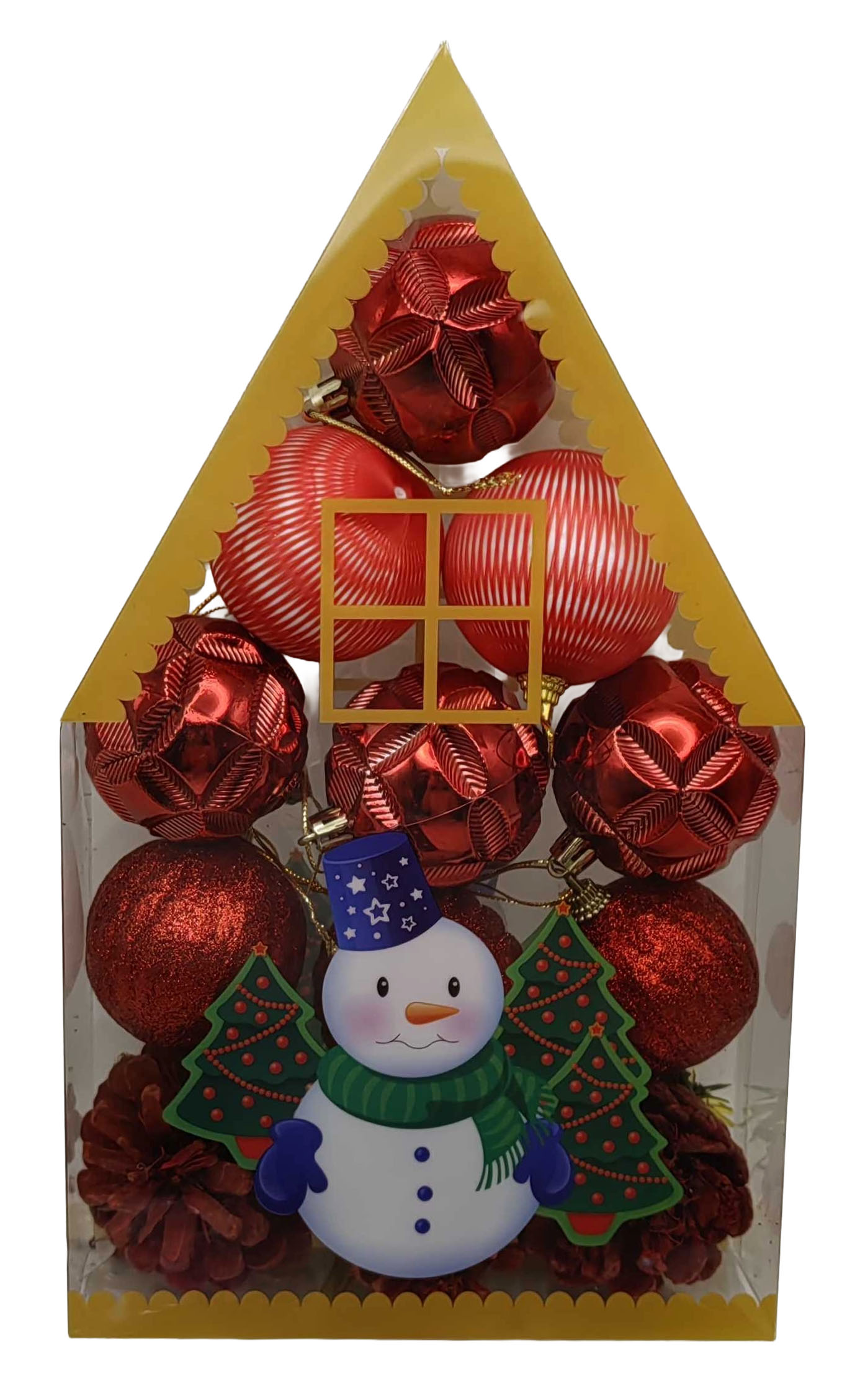 Набір іграшок на ялинку 