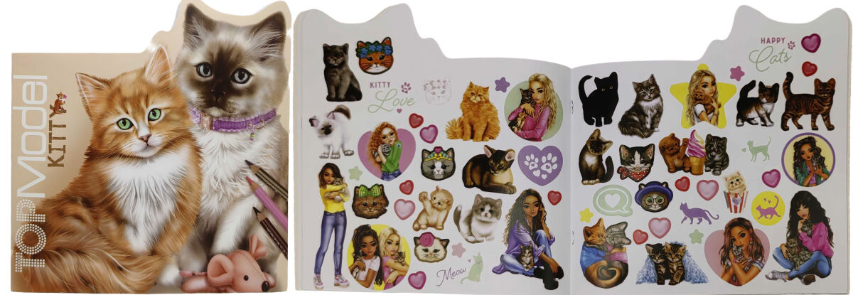 Альбом для творчості 12арк.розмальовки,2арк.наклейки 