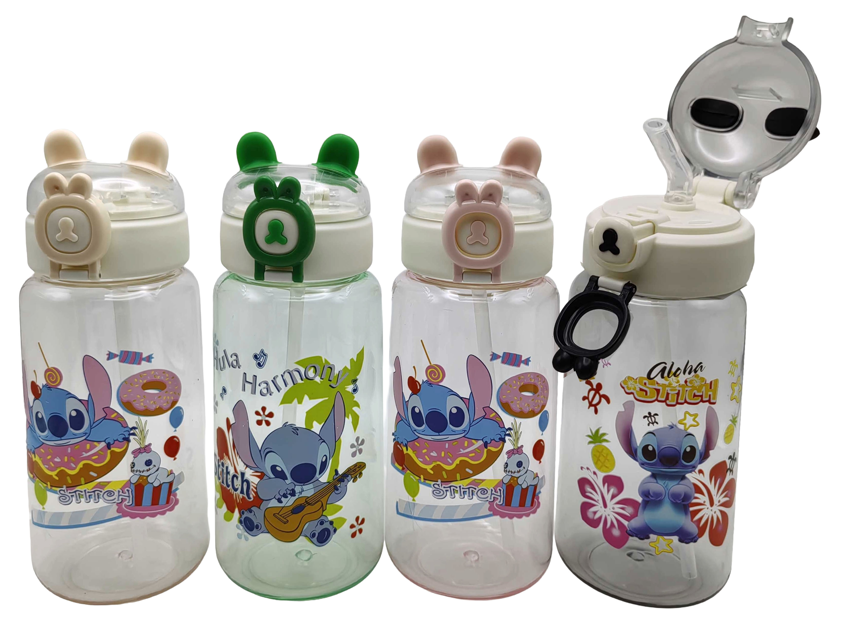 Пляшка для води з трубочкою 500мл 