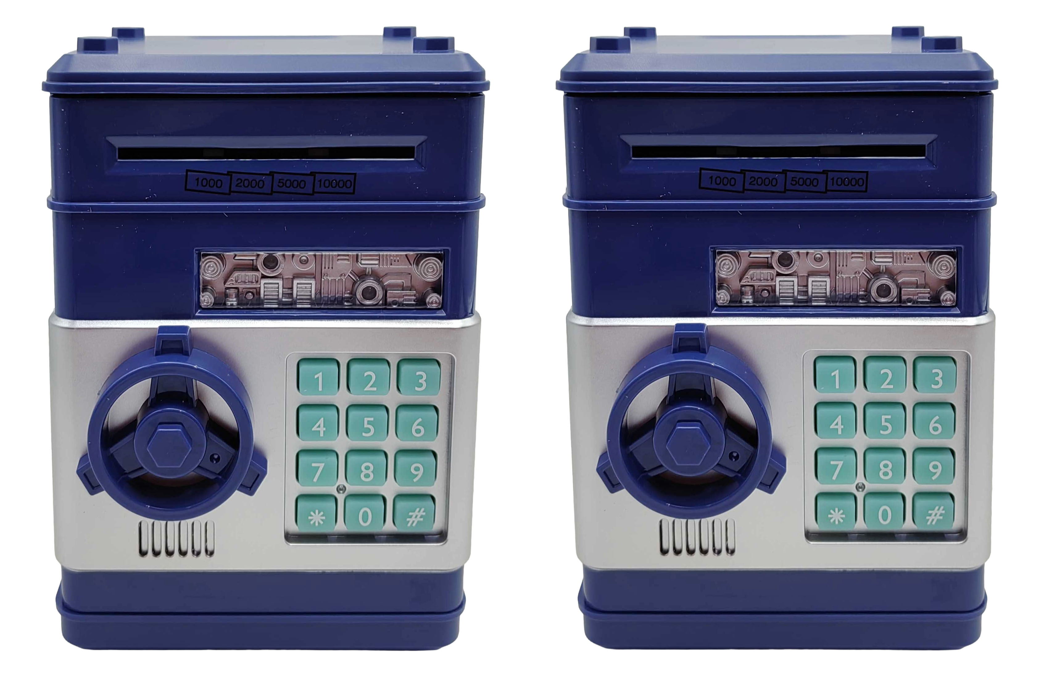 Скарбничка-сейф дитяча зі звук.та світлов.ефектом 19,5*13,5*13см,на батар.