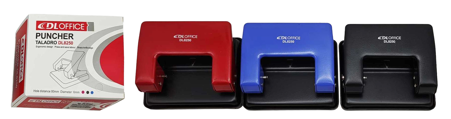 Діркопробивач металевий на 20 аркушів, 10*6.8cм