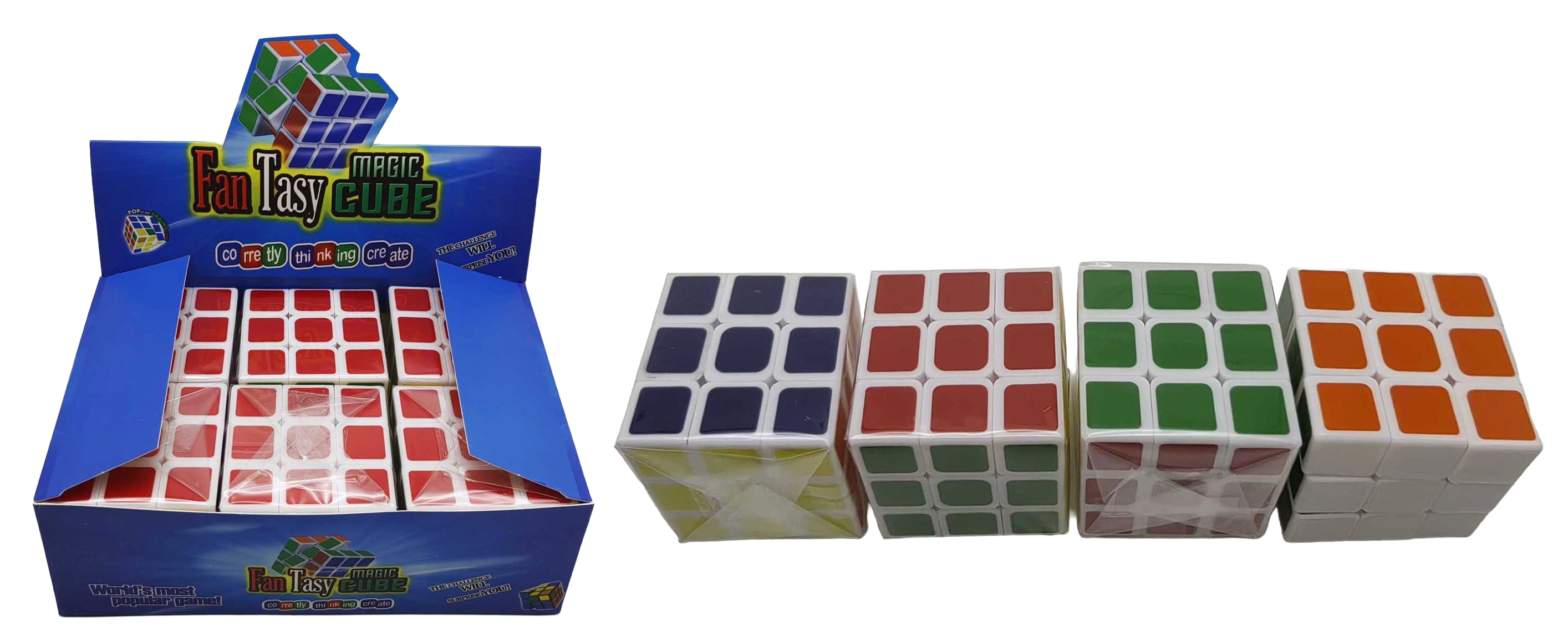 Магнітна головоломка - кубик Рубіка 5,6см,  3*3