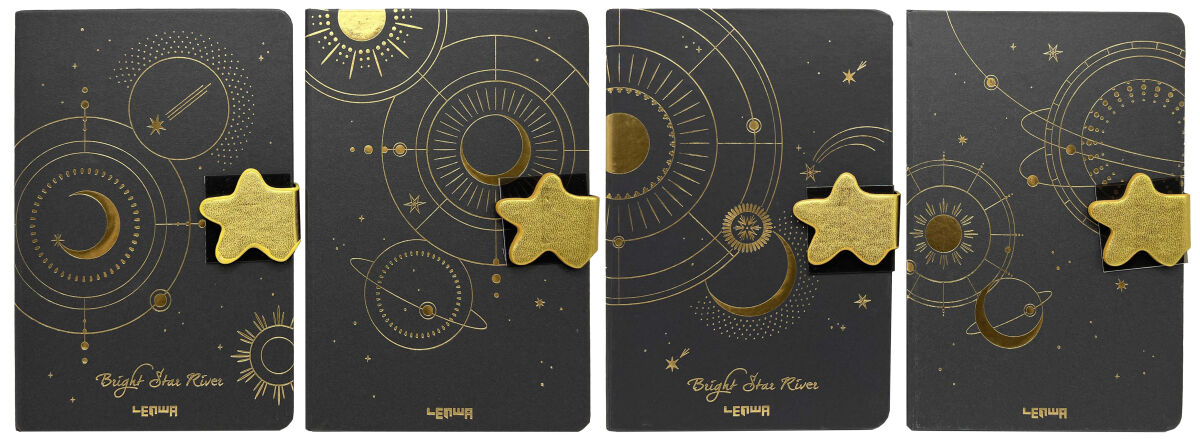 Блокнот із чорними аркушами ,на магніті А5/128аркушів  Блокнот із чорними аркушами ,на магніті А5/128аркушів