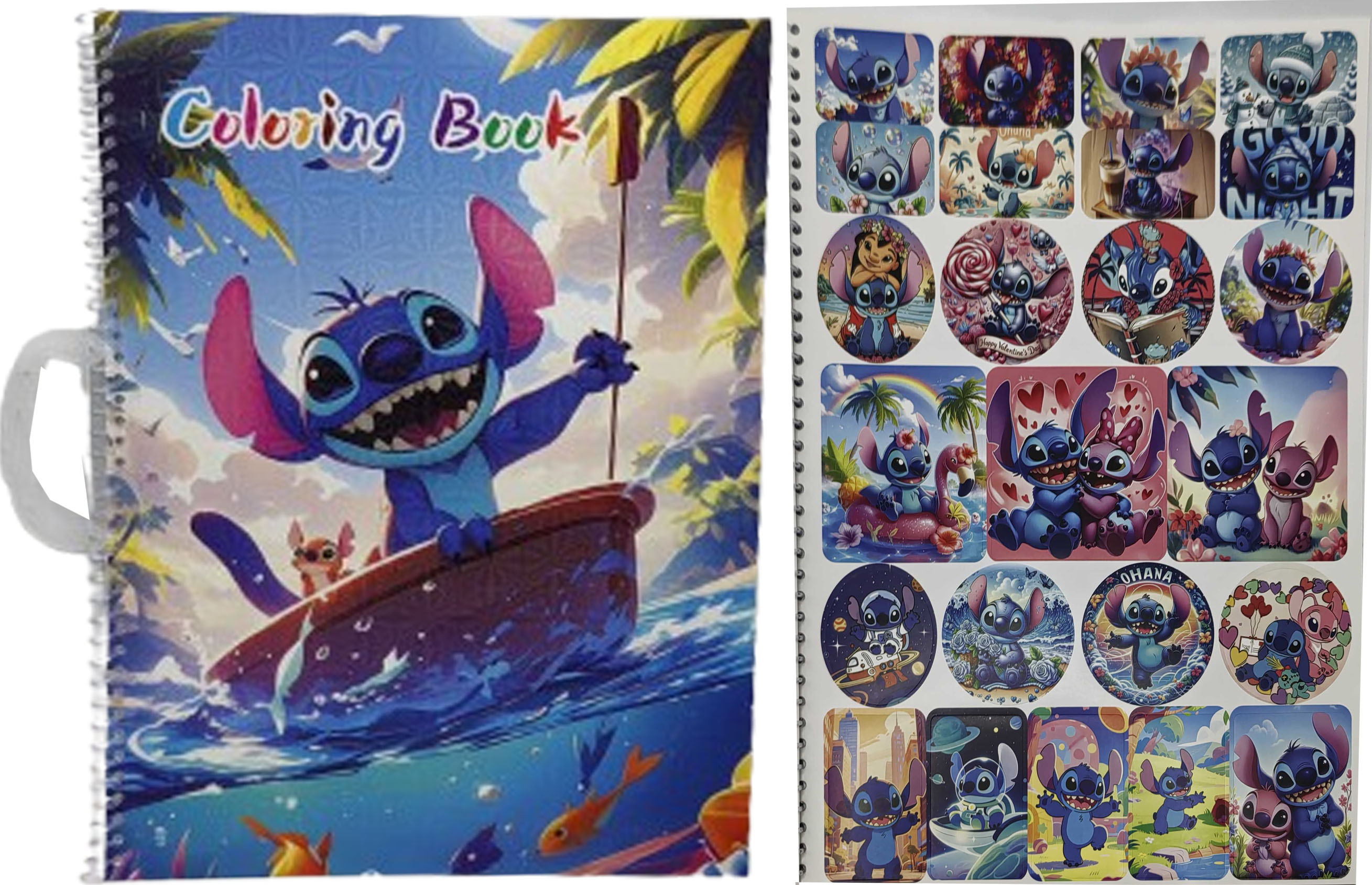 Альбом для творчості 15арк.розмальовки,1арк.наклейки 