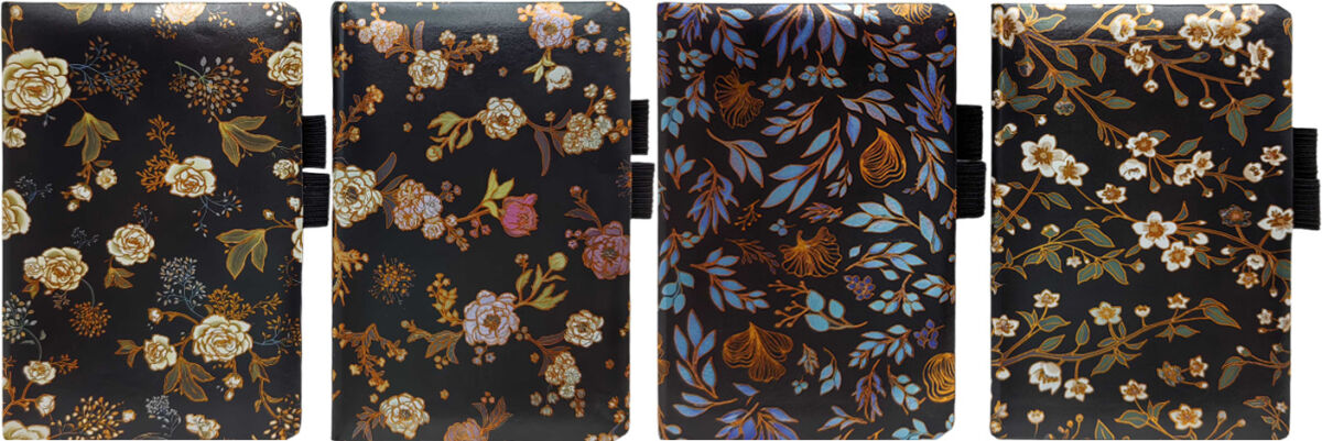 Блокнот з утримувачем д/ручки А5/80арк.шкір/зам 