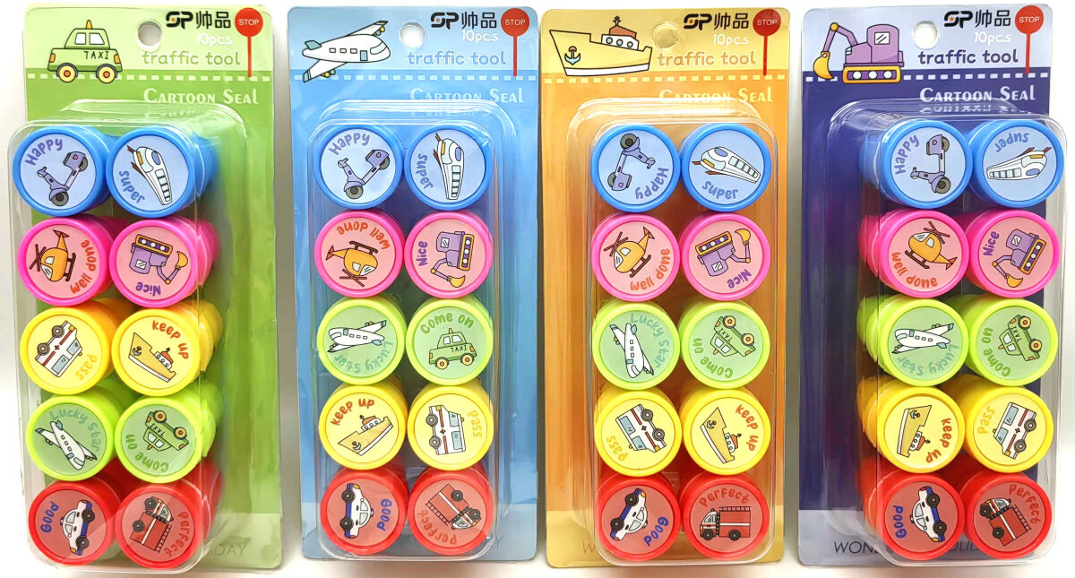 Набір для творчості штампики 25мм 10шт. 