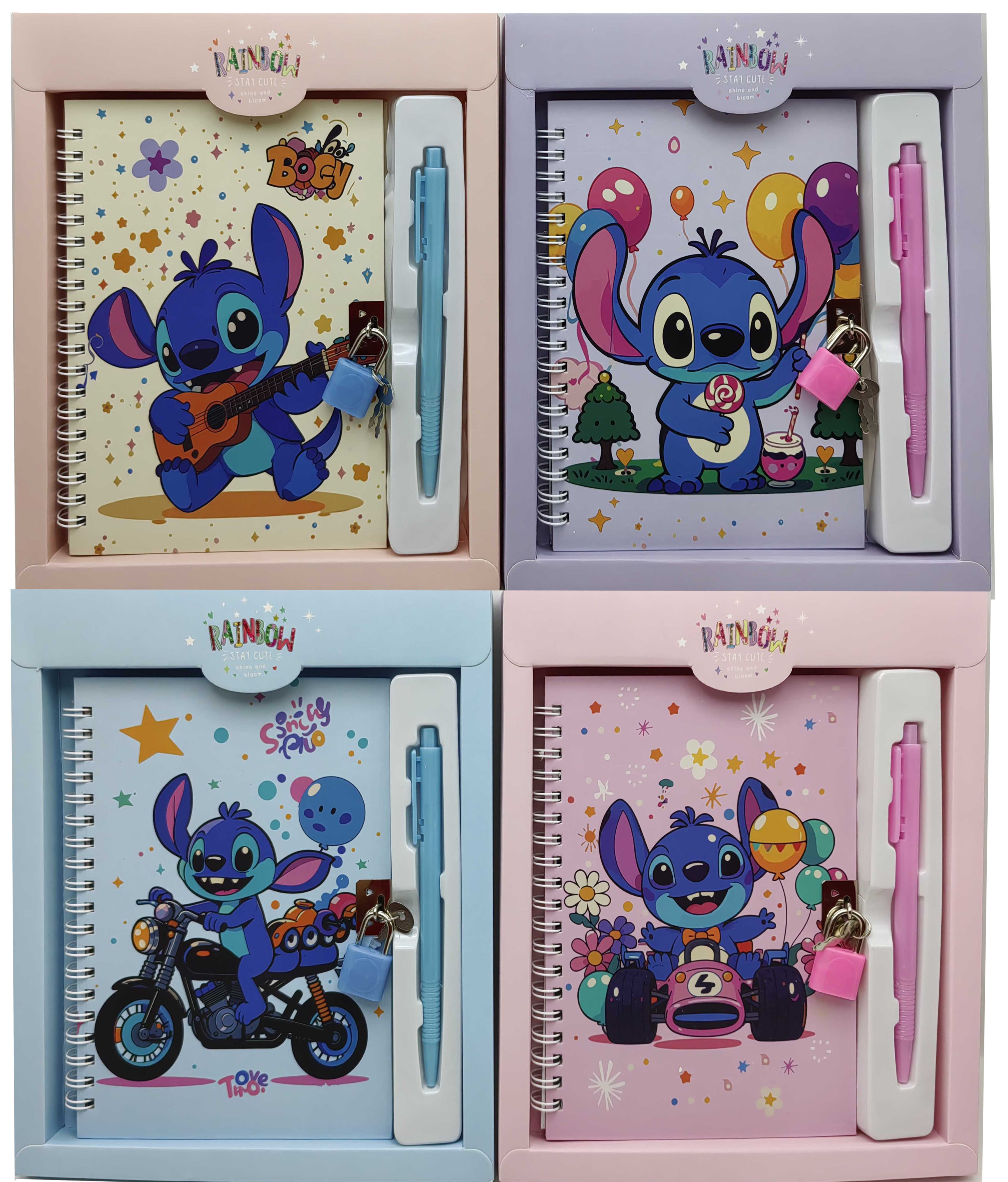 Блокнот на замочці мет.13*18см +руч.кулькова 