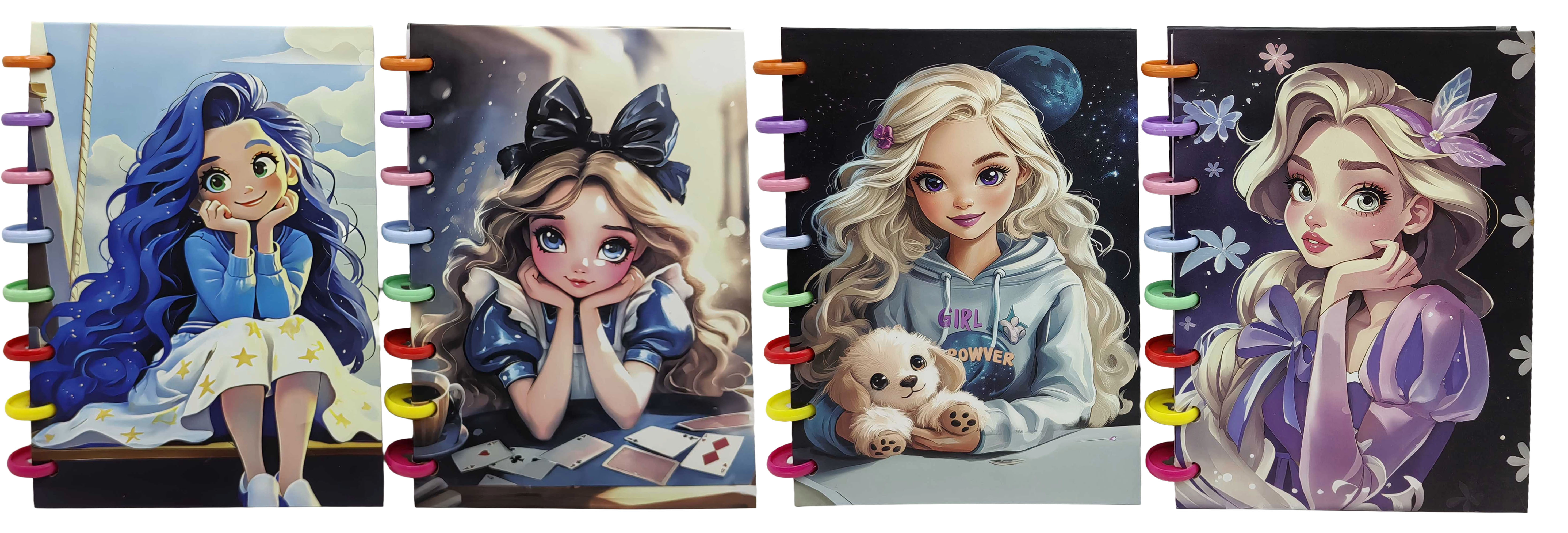 Зошит на спіралі кольоровой А5/80арк.