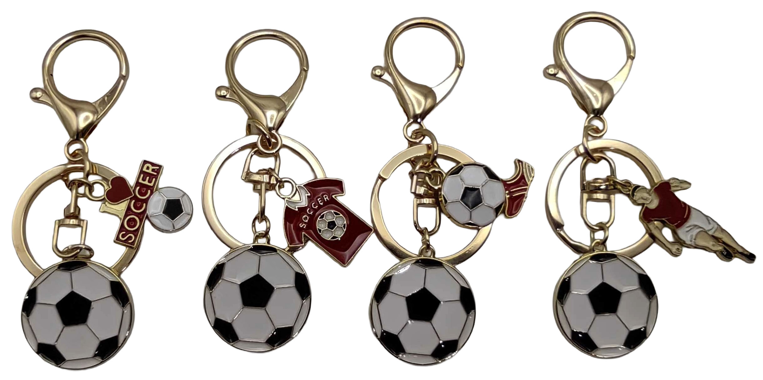 Брелок металевий з підвіскою 