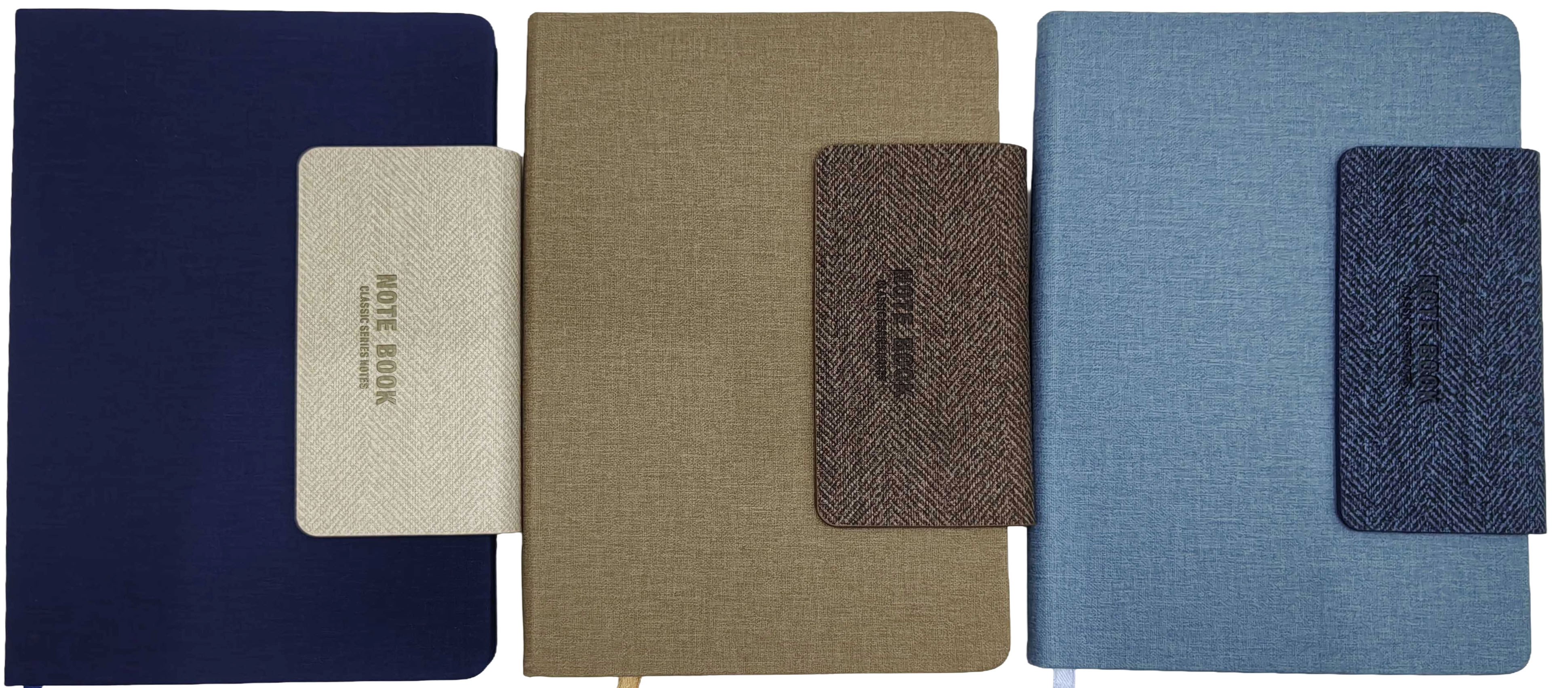 Блокнот на магніті А5/100арк. шкір/зам 80г/м2,клітина