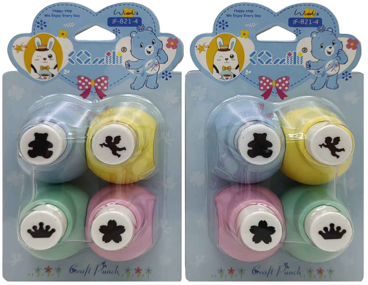 Діркопробивач фігурний, діаметр 1см*4шт. у блістері