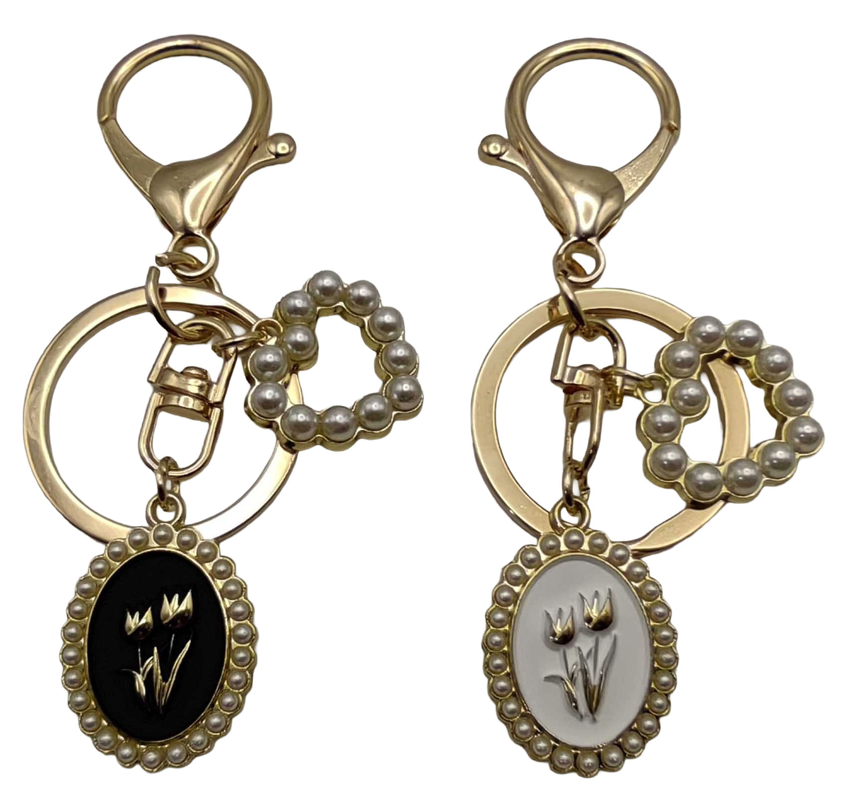 Брелок металевий з підвіскою 