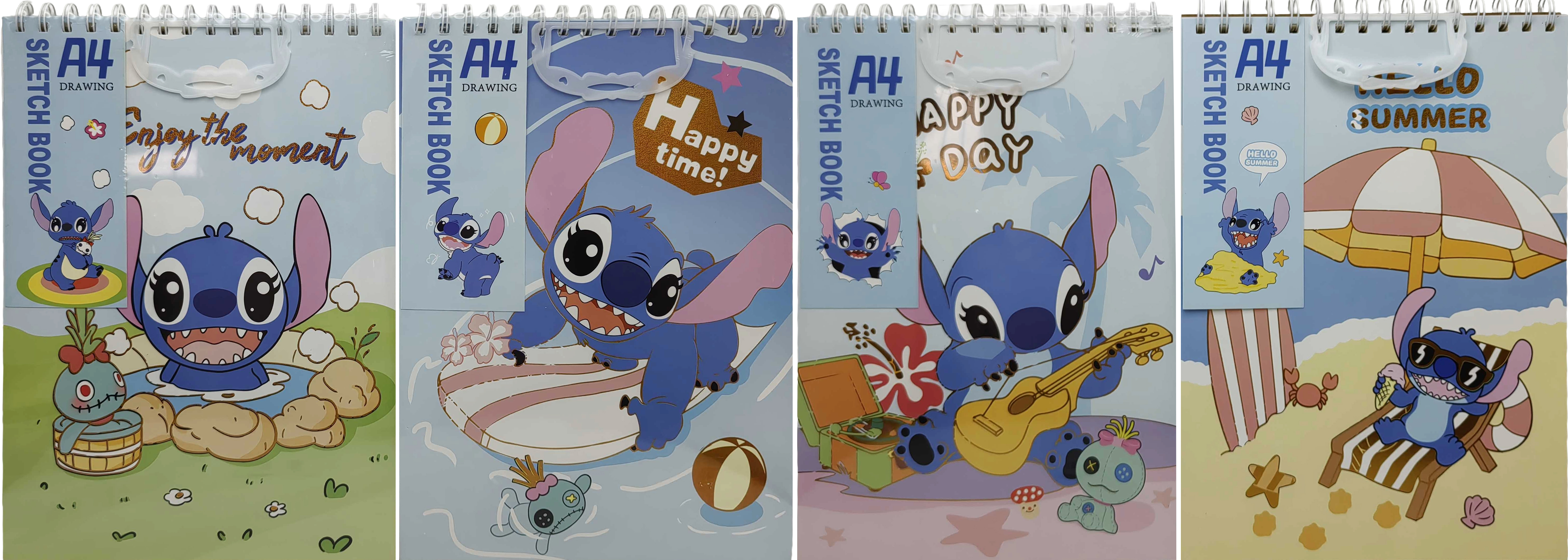 Скетчбук для малювання на спіралі зверху А4/45арк.