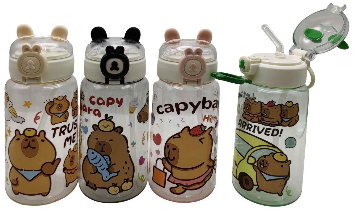 Пляшка для води з трубочкою 500мл 