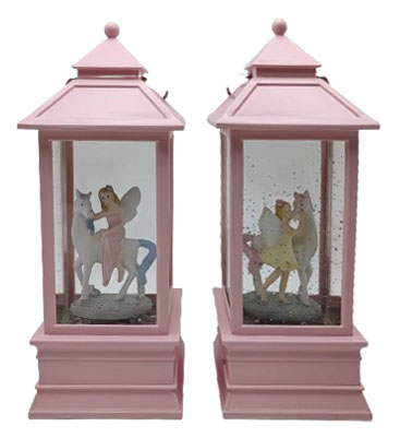 Ліхтар декор.світящ.LED муз.з хуртовиною  Ліхтар декор.світящ.LED муз.з хуртовиною