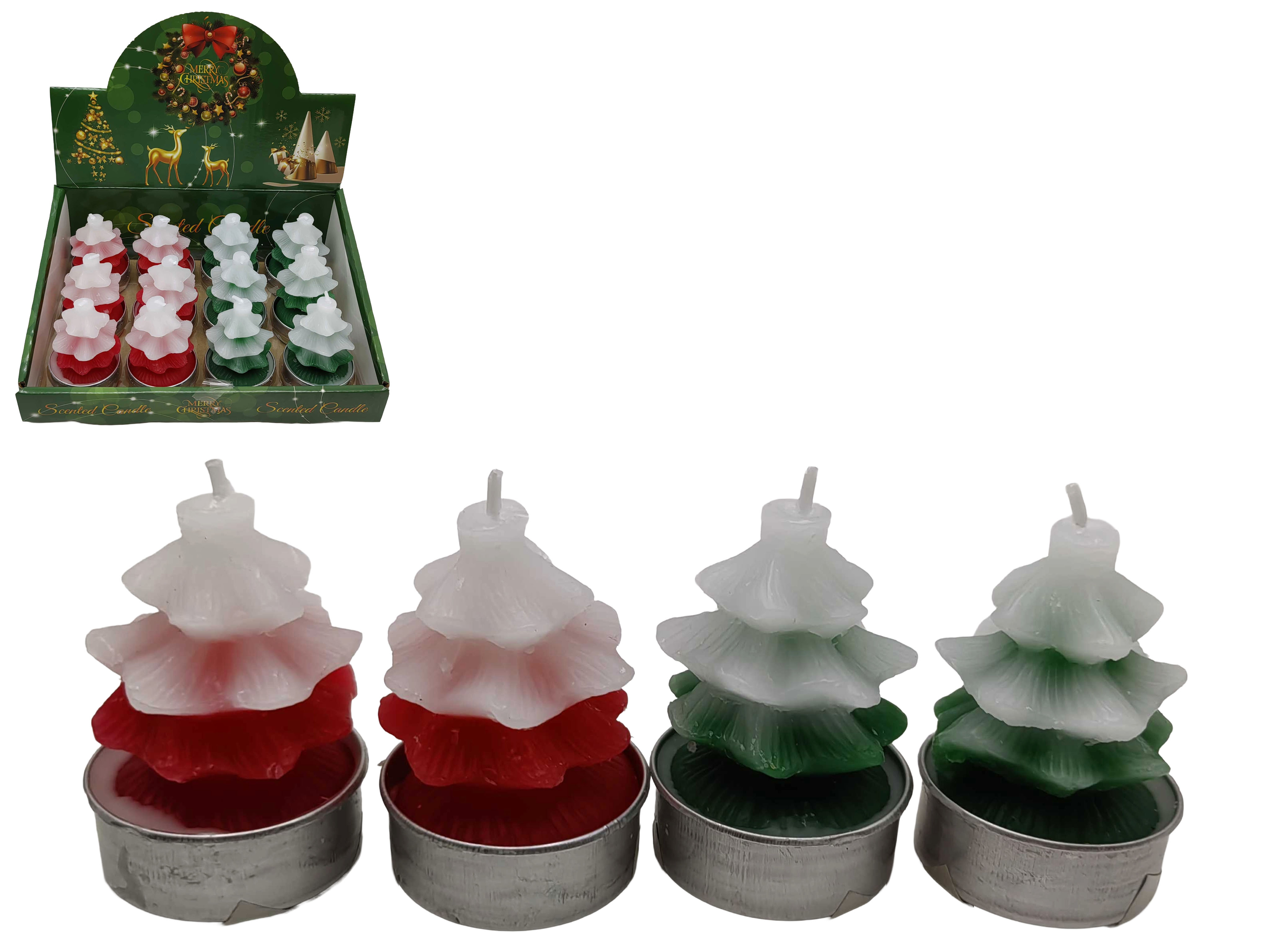 Свічка новорічна фігурна парафінов. 