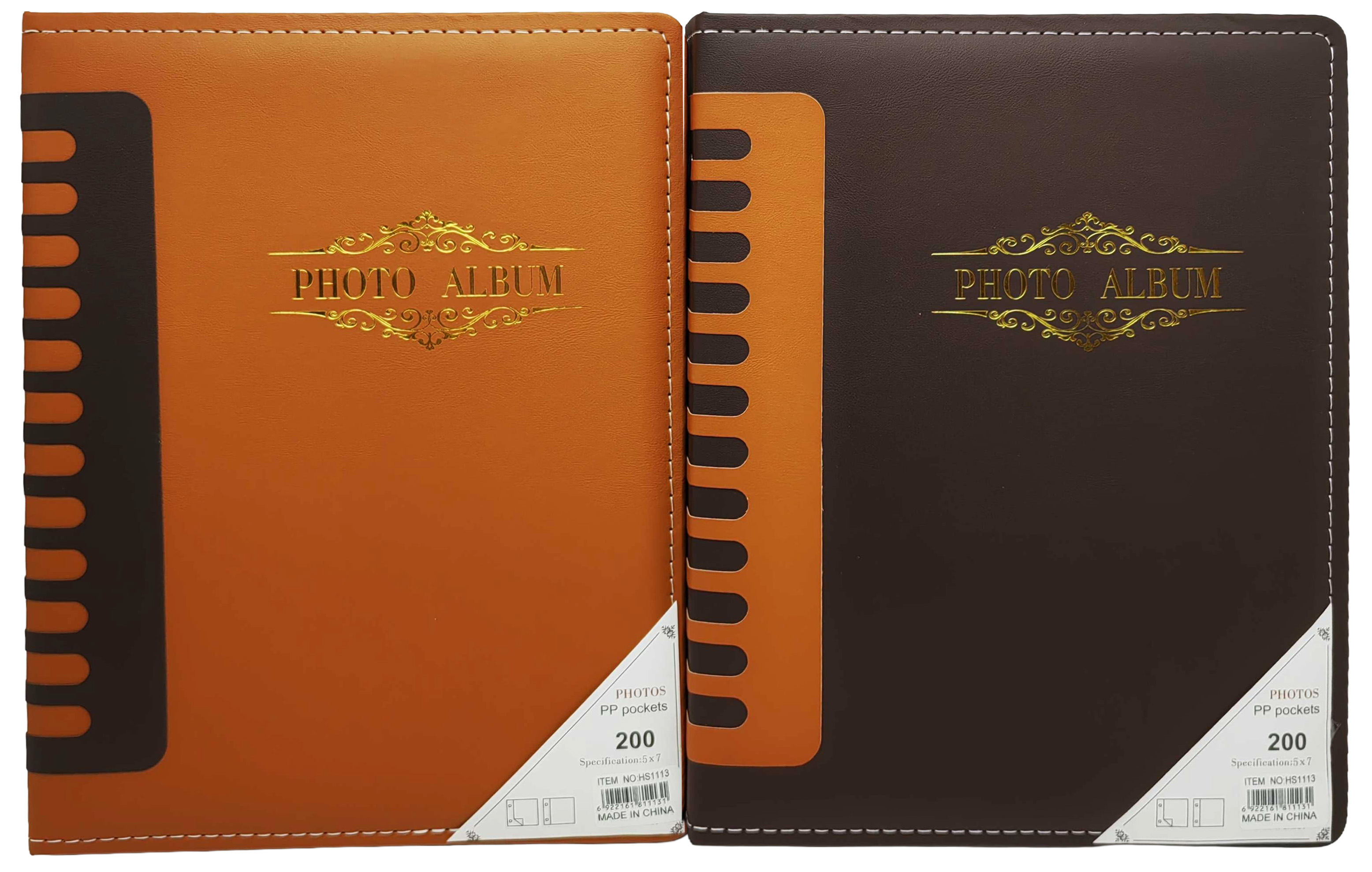 Фотоальбом шкір/зам на 200фотографій 13*18см 