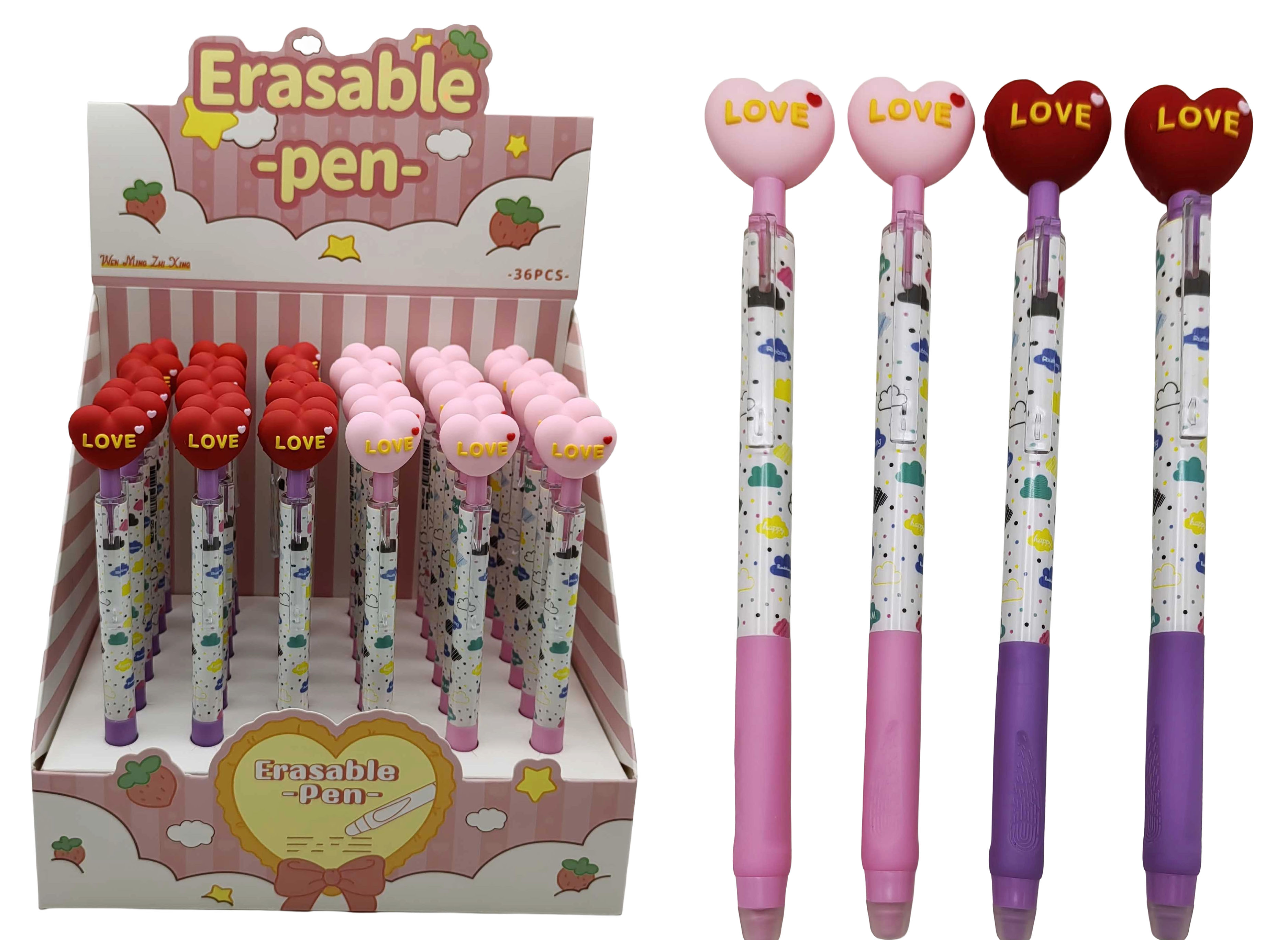 Ручка гелева пише - стирає 