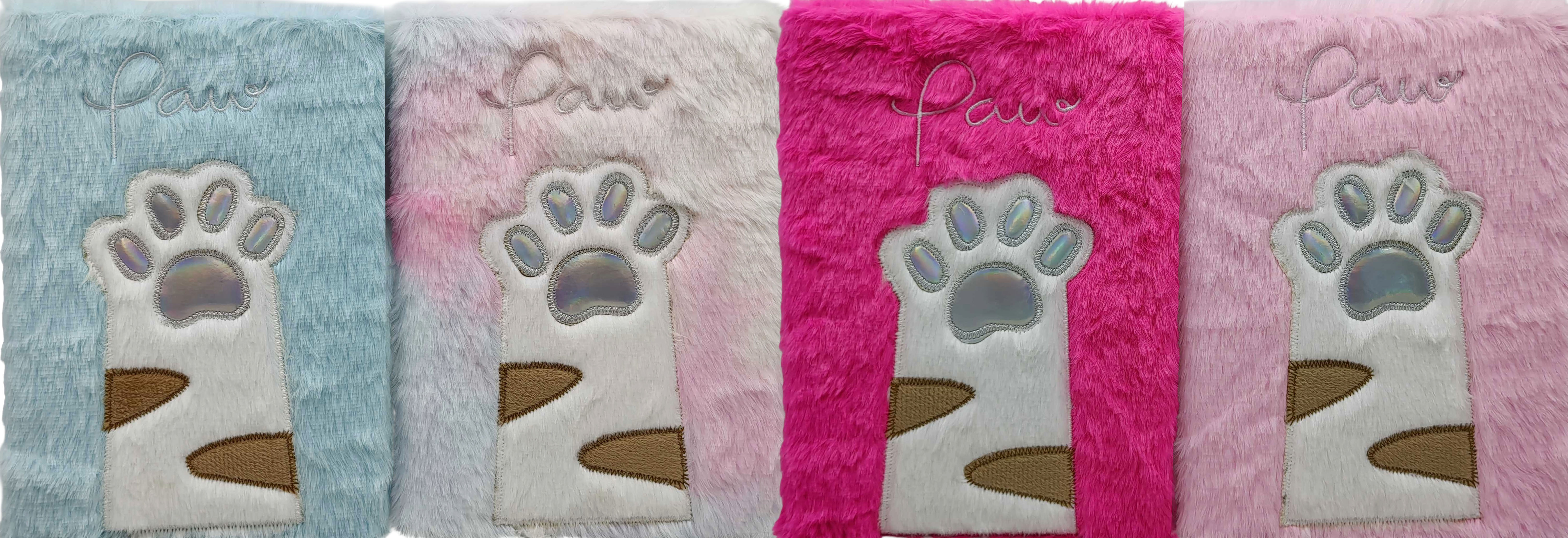 Блокнот хутряна обкладинка 