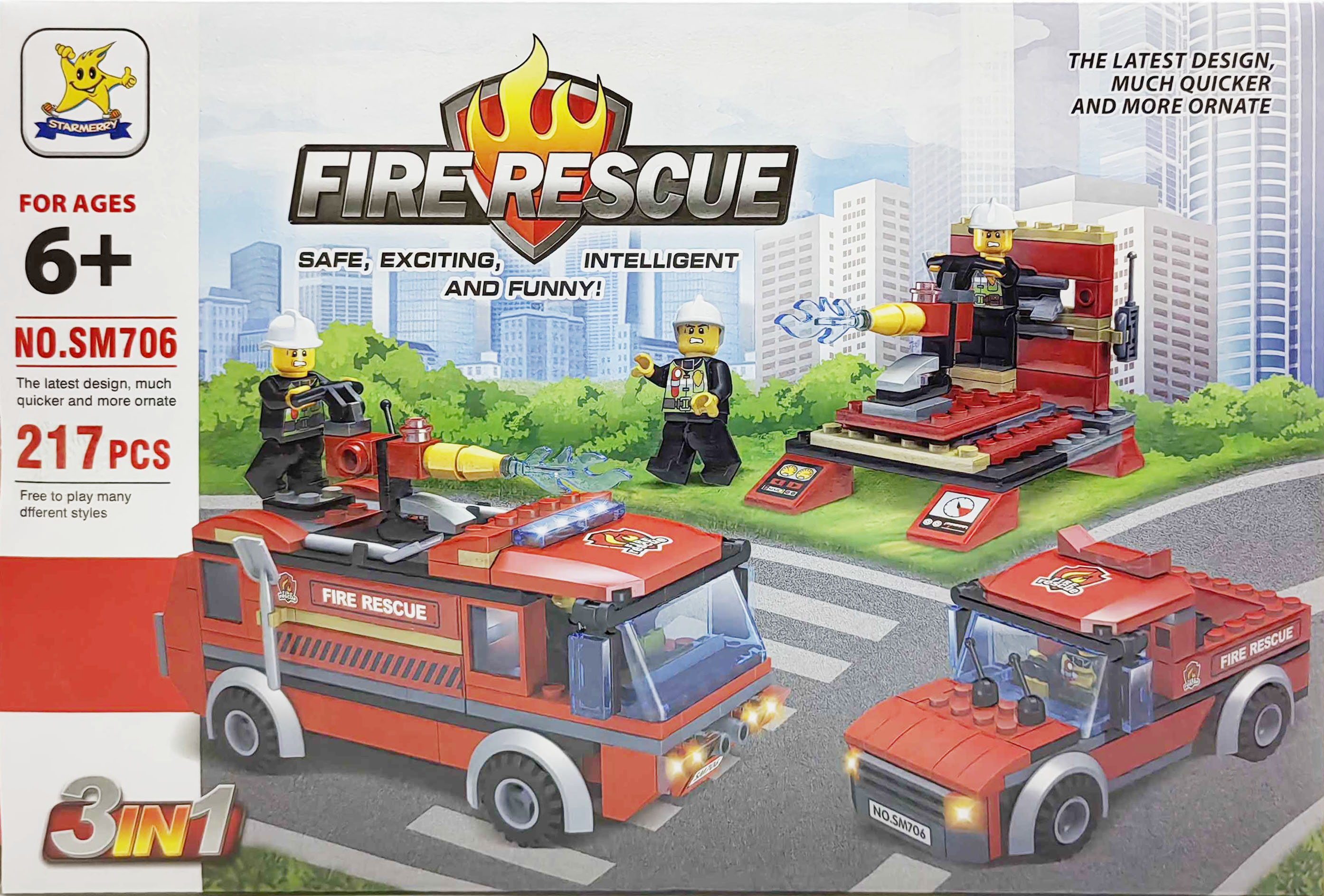 Конструктор  217 деталей 