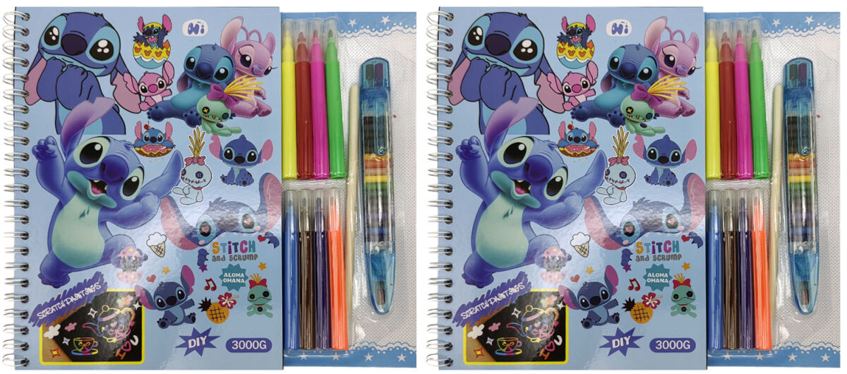 Набір для творчості -2чорн.арк.+3арк.розмальовка+5арк.біли+8кол.фломаст.+перест.воскові олівці 