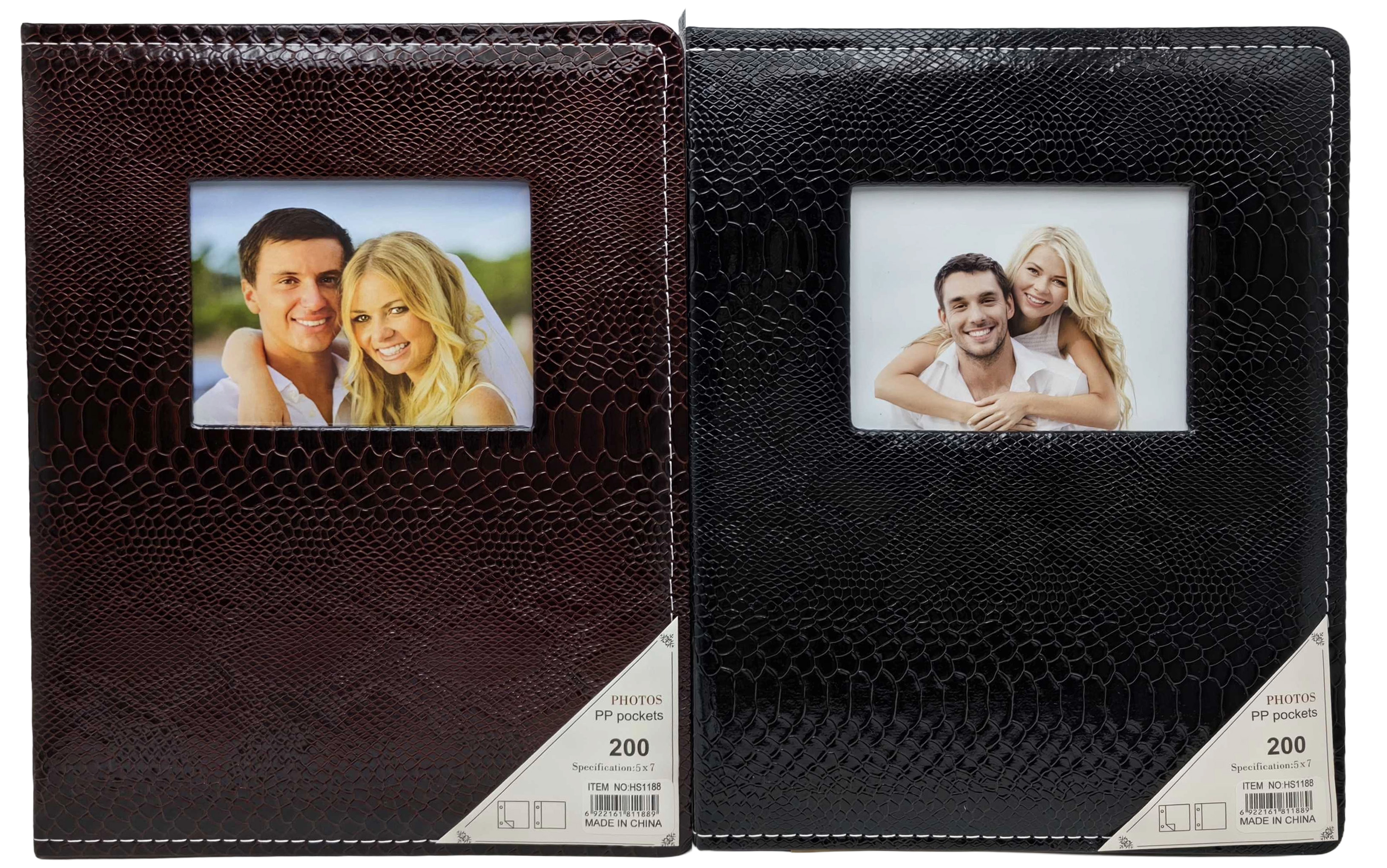 Фотоальбом шкір/зам на 200фотографій 13*18см 