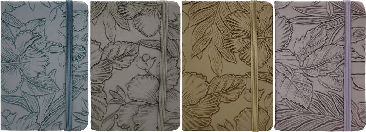 Блокнот на гумці шкірзам 