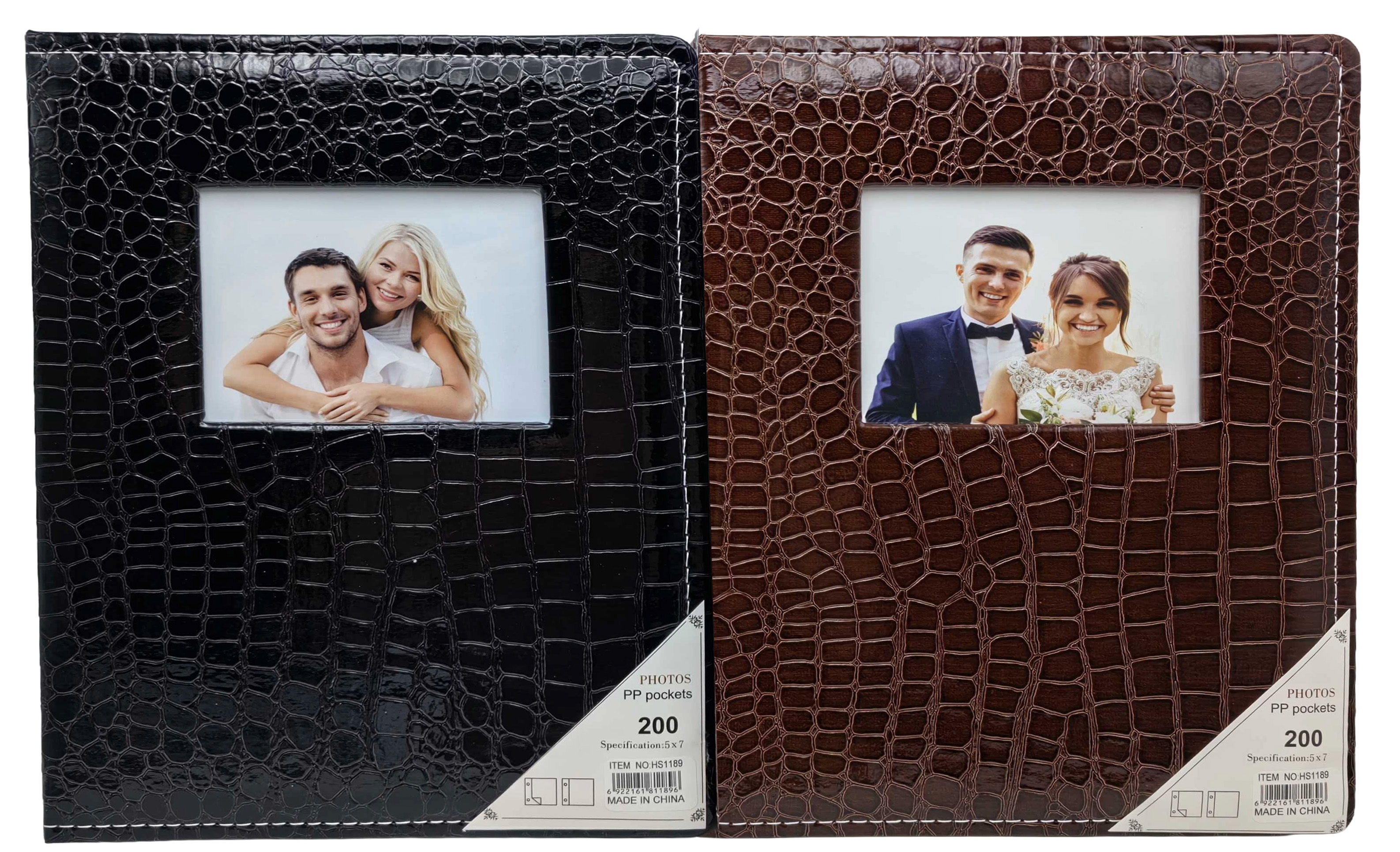 Фотоальбом шкір/зам на 200фотографій 13*18см 