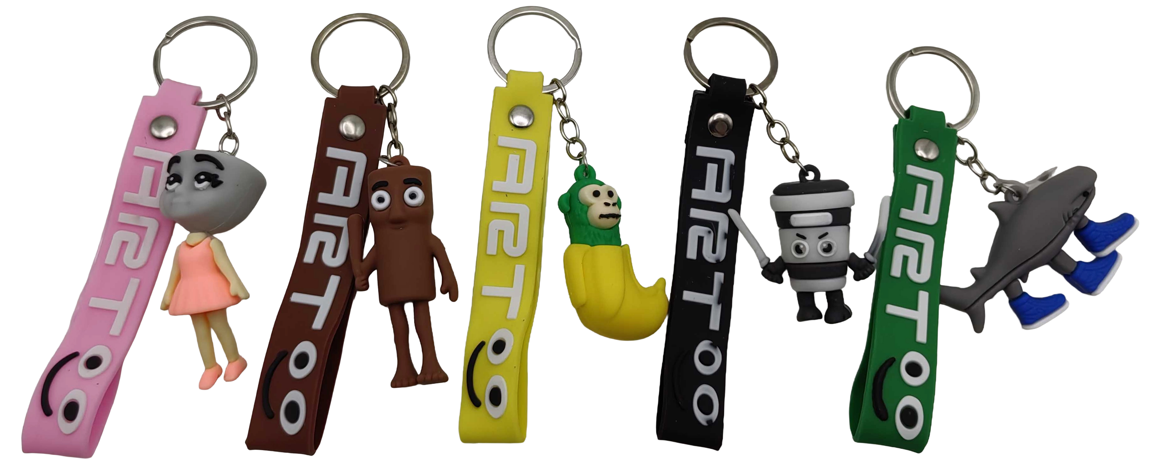 Брелок силіконовий з хлястиком 