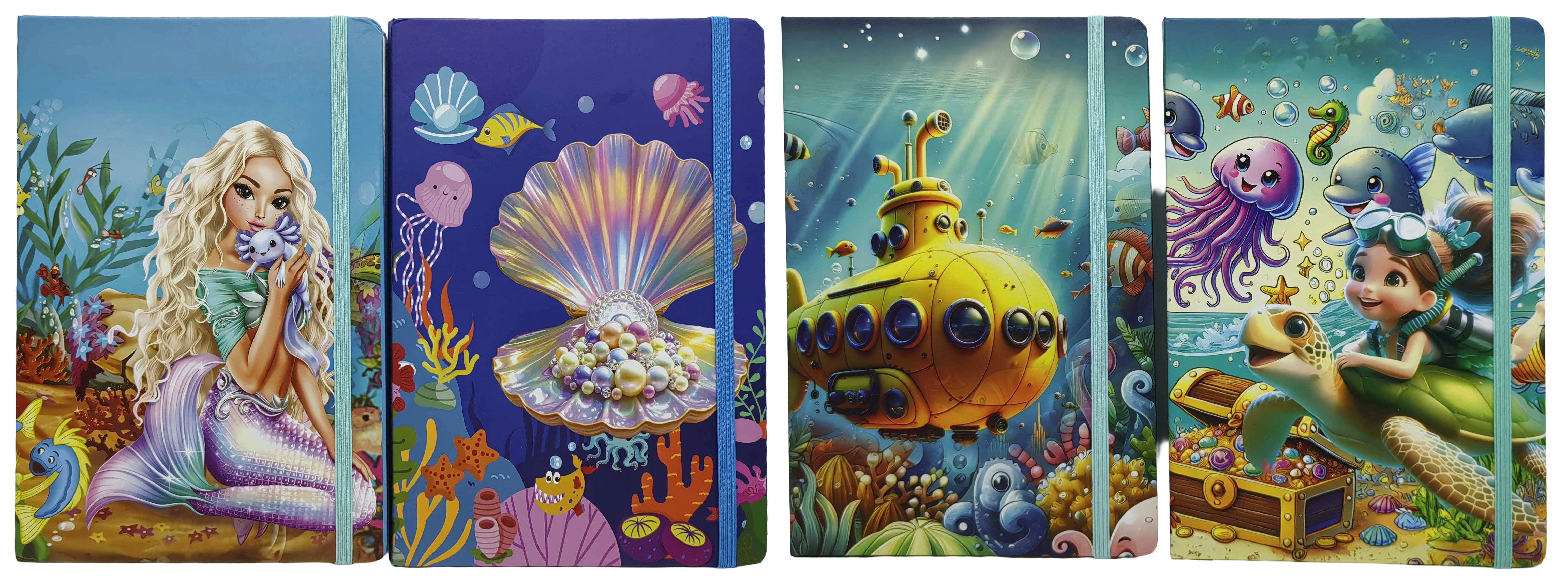 Блокнот  на гумці А5/80арк.