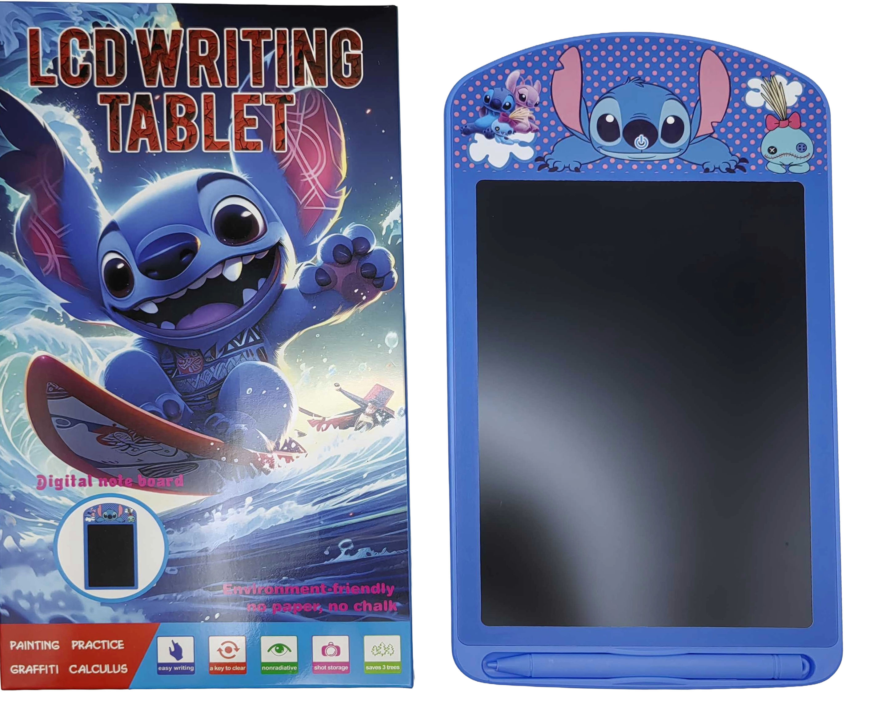 Планшет дитячий для малювання (малює кольоровим-5кол.) LCD діагональ 