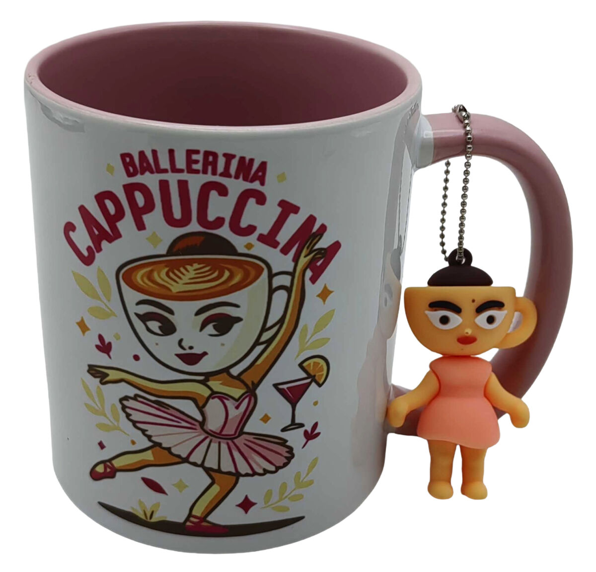 Чашка керамічна 400мл з брелоком 