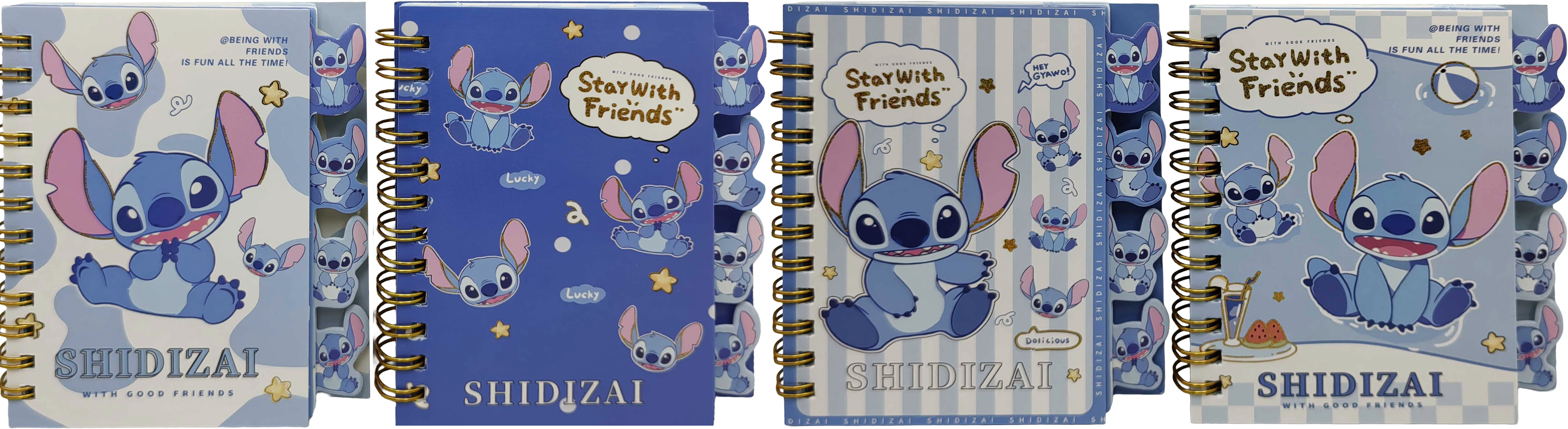 Блокнот на спіралі 80арк. з 4-ма роздільниками 