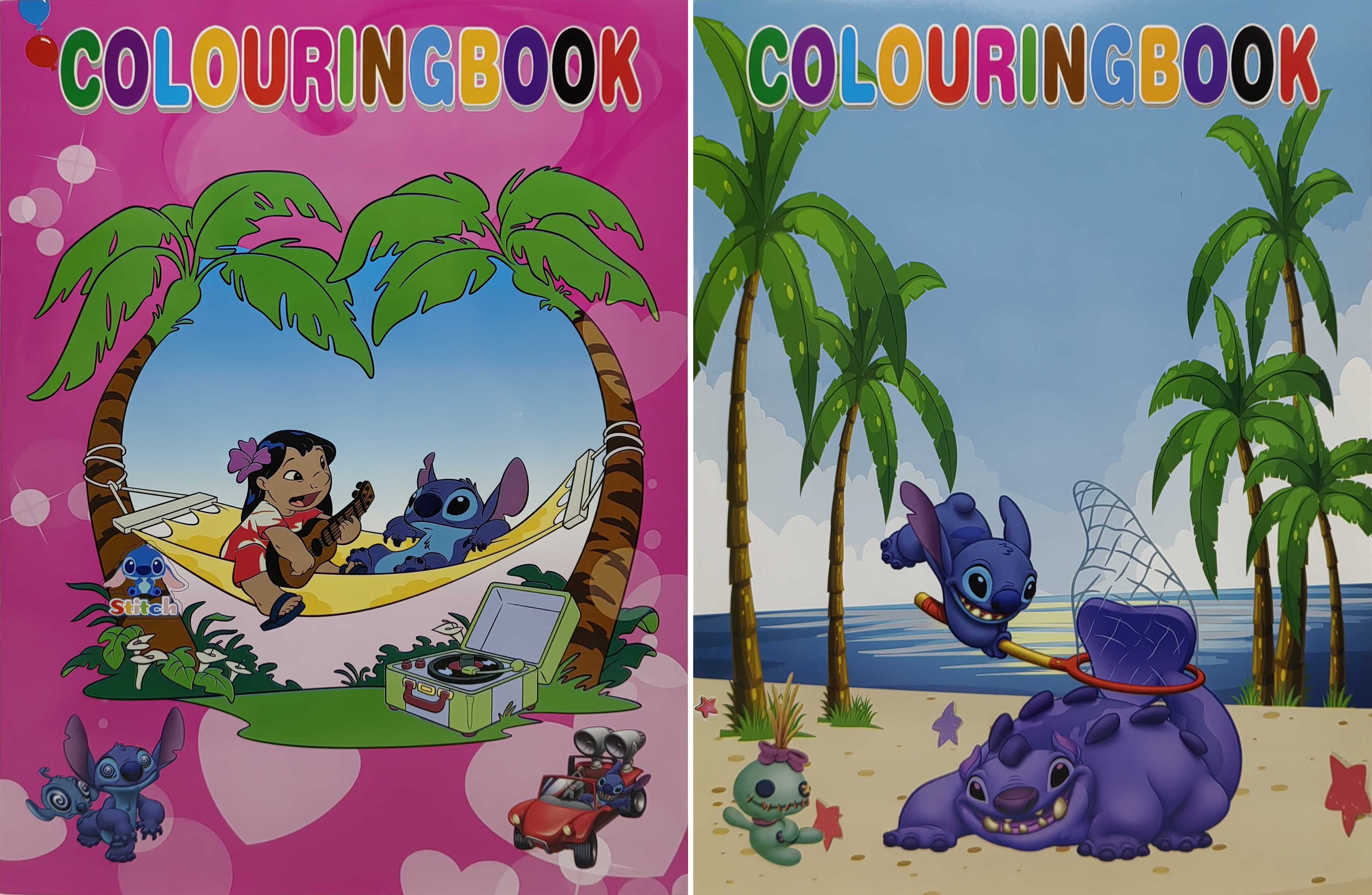 Альбом -розмальовка А4/8арк.+2арк.наклейки 