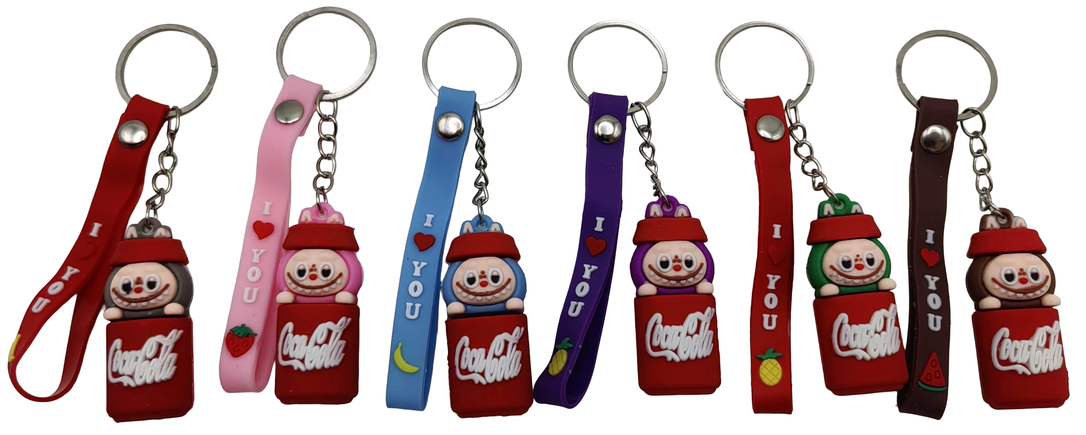 Брелок силіконовий з хлястиком 