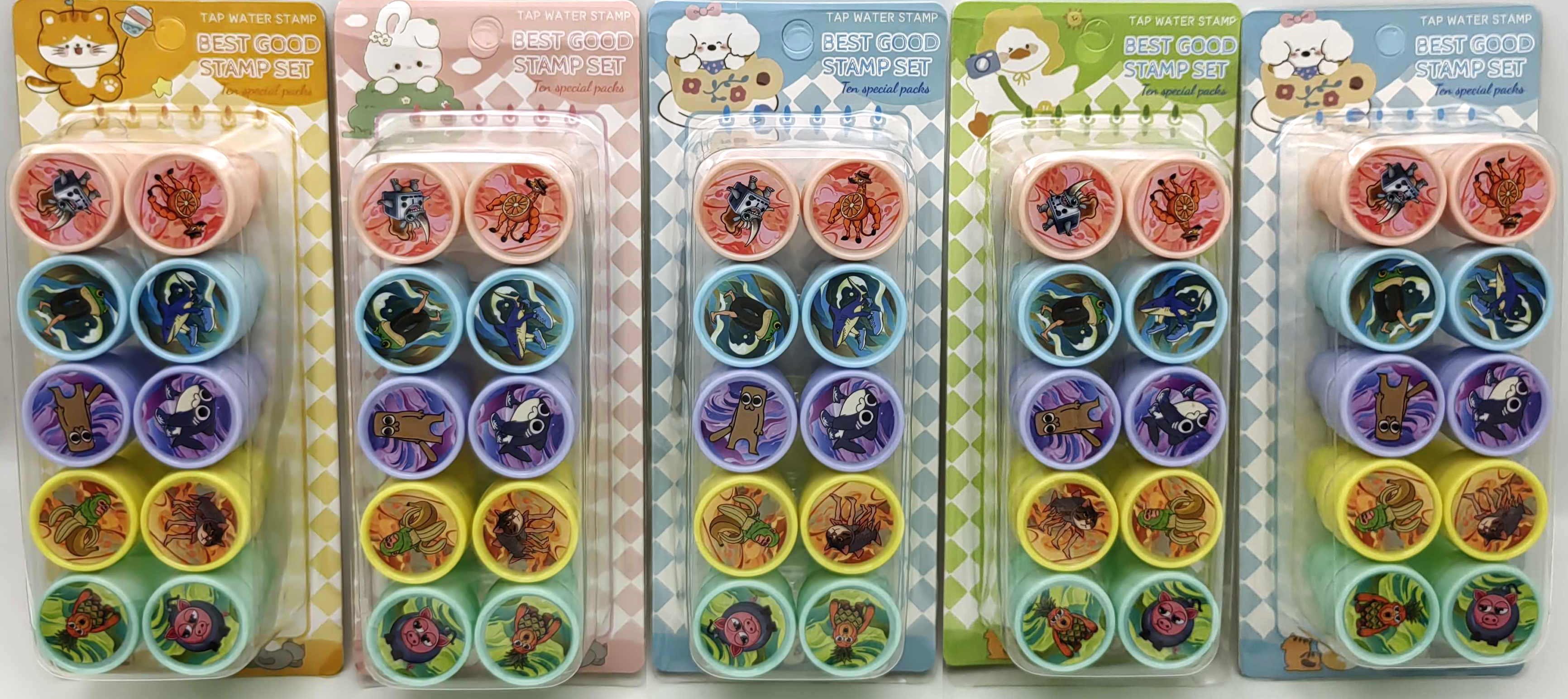 Набір для творчості штампики 25мм 10шт. 